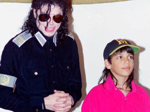Michael Jackson and Brett Barnes