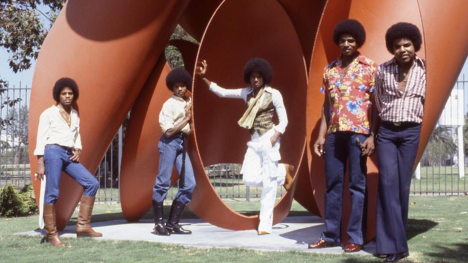 The Jacksons im Jahr 1978 mit (von links) Michael, Marlon, Randy, Jackie und Tito Jackson.